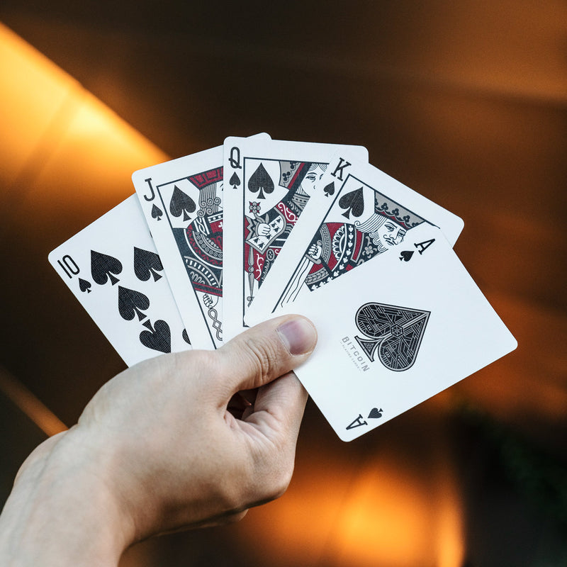 Bitcoin Playing Cards - Black Edition
